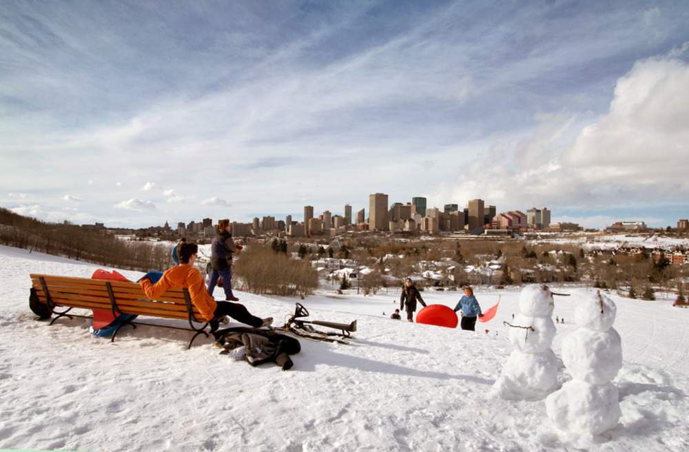 Edmonton Alberta in the Winter